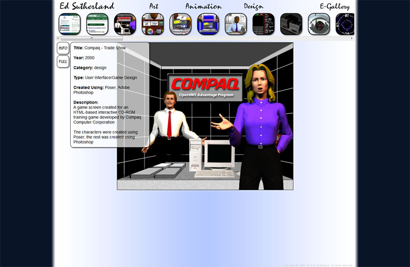 E-Gallery Traditional Layout, 2012