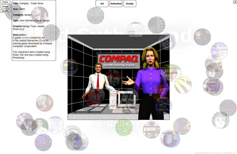 E-Gallery Dynamic Layout, 2012