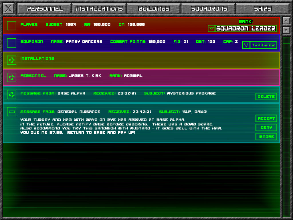 Rank: Warmaster Asset Screen